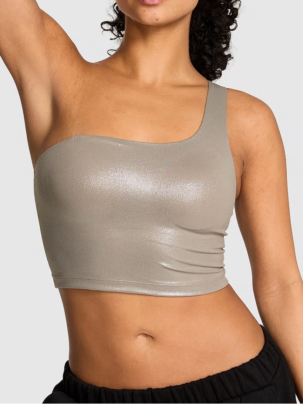 PINK Relay One-Shoulder Bra Tank
